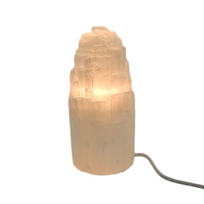 Selenite Lamp 20cm
