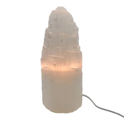 Selenite Lamp 25cm