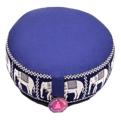 Meditation Cushion with Elephants
