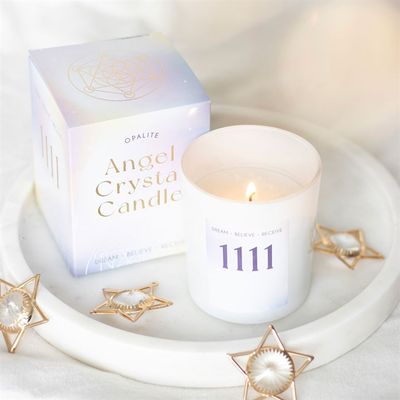 Angel Crystal Candle