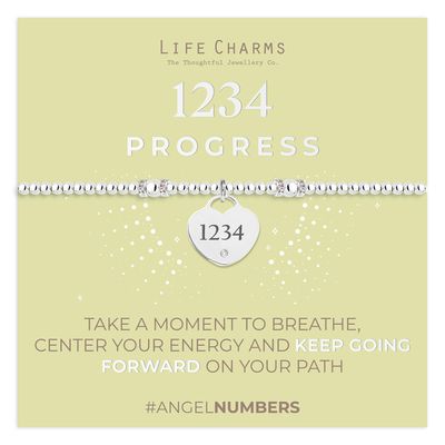 1234 Angel Number Bracelet
