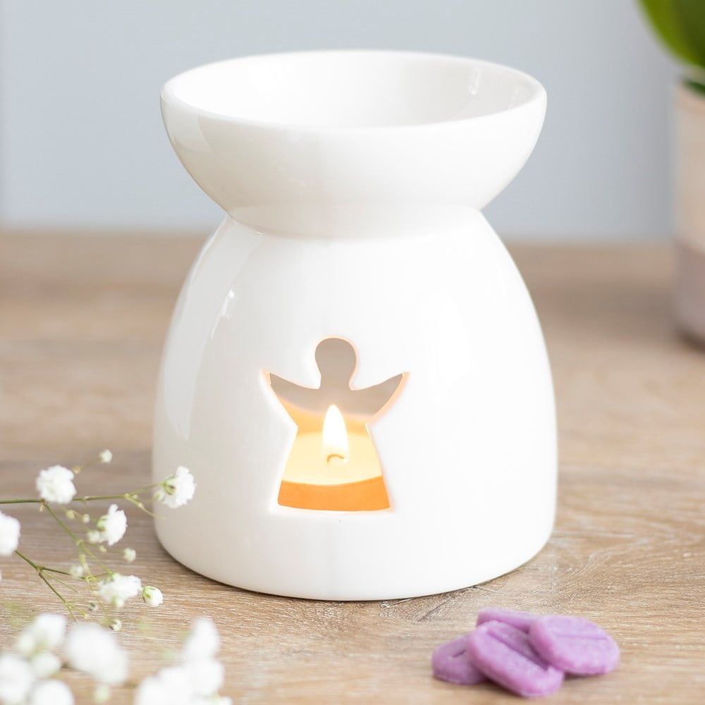 Angel Silhouette Cut Out Oil Burner Angel Silhouette Cut Out Oil Burner