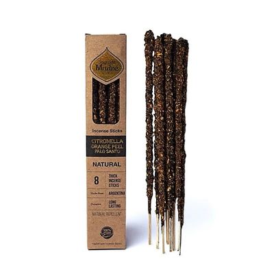 Sagrada Madre Natural Incense Stick Citronella, Orange Peel & Palo Santo