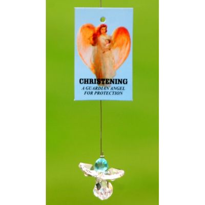 Christening Boy Hanging Angel
