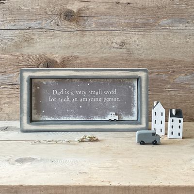 Dad Small Word Frame