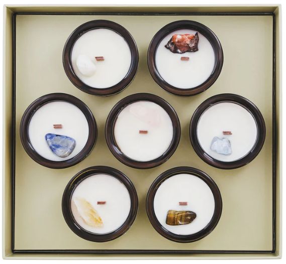 Eau Lovely Box Of Positivity 7 Chakra Candles Eau Lovely Box Of Positivity 7 Chakra Candles