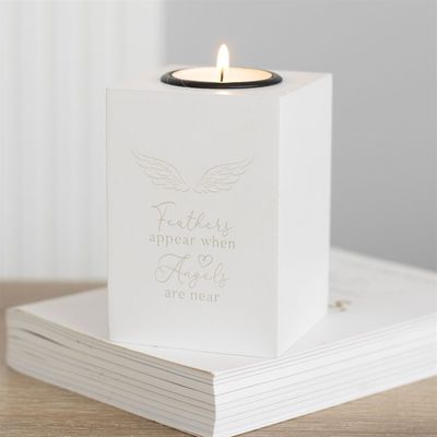 Feathers Appear Candle Holder