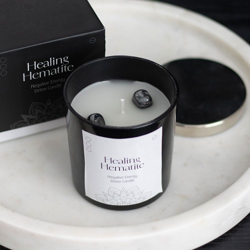 Hematite Healing Candle Hematite Healing Candle