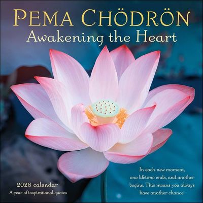 Pema Chodron 2026 Wall Calendar Awakening the Heart