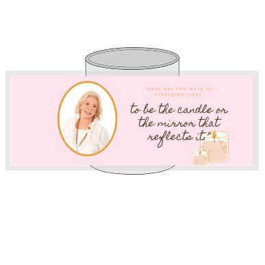 Personalised Candle Holder Personalised Candle Holder