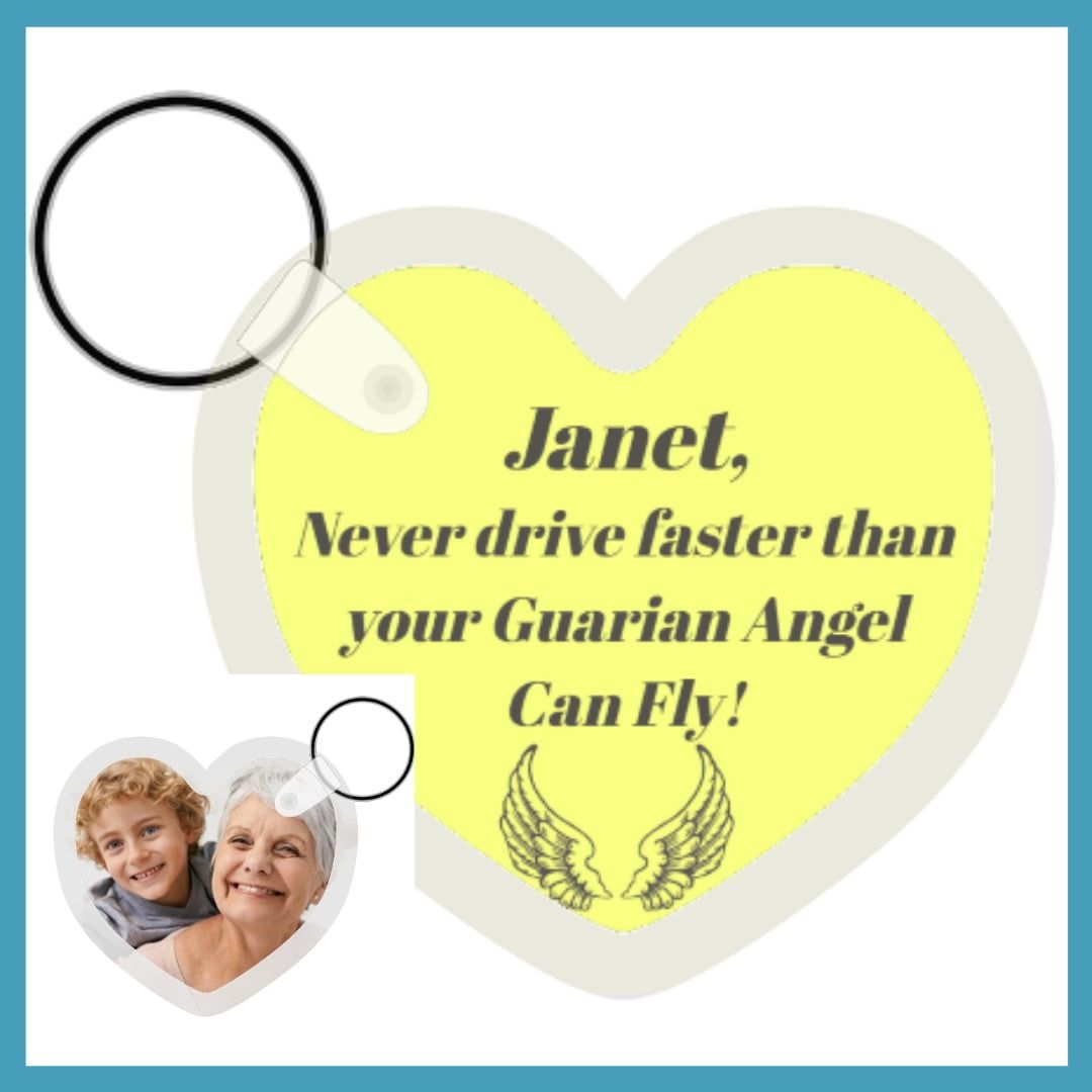 Personalised Heart Keyring Personalised Heart Keyring