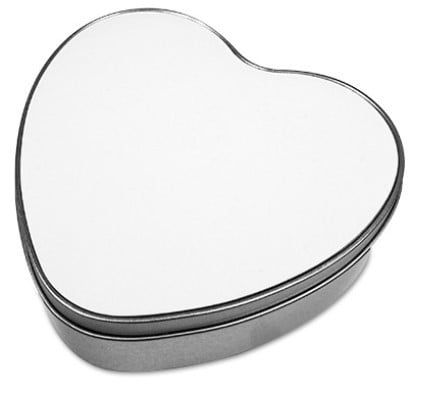 Personalised Heart Photo Tin Personalised Heart Photo Tin