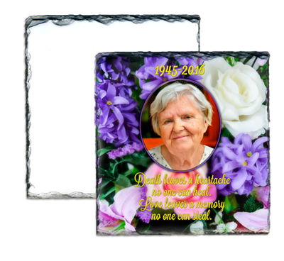 Personalised Square Slate 20x20cm