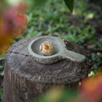 Small Cement Incense Burner
