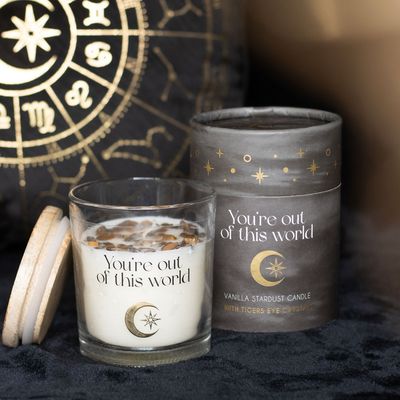 Vanilla Stardust Crystal Candle