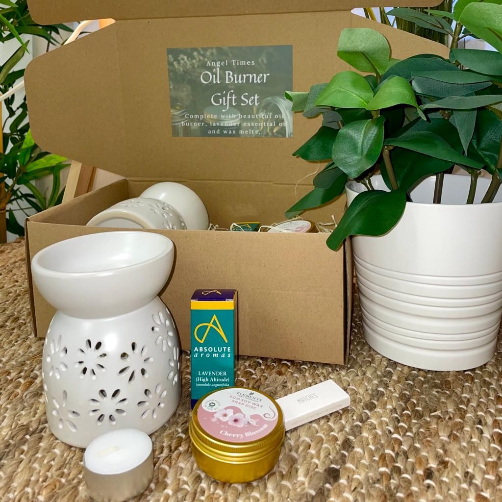 White Oil Burner Gift Box White Oil Burner Gift Box