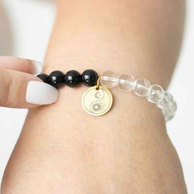 Yin Yang Crystal Bracelet