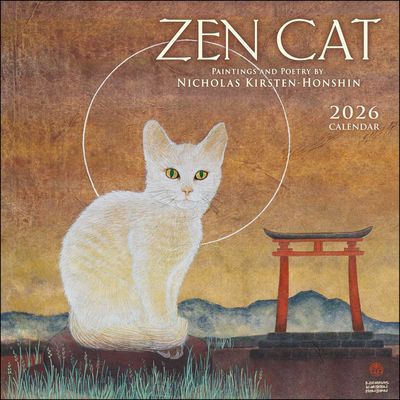 Zen Cat Wall Calendar 2026