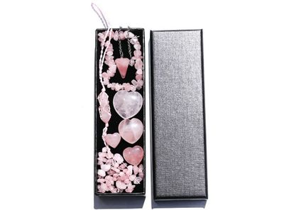 Rose Quartz 7 Piece Gift Set