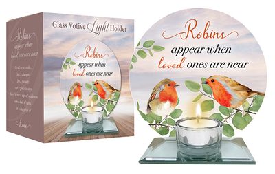 Glass Votive Holder Robins