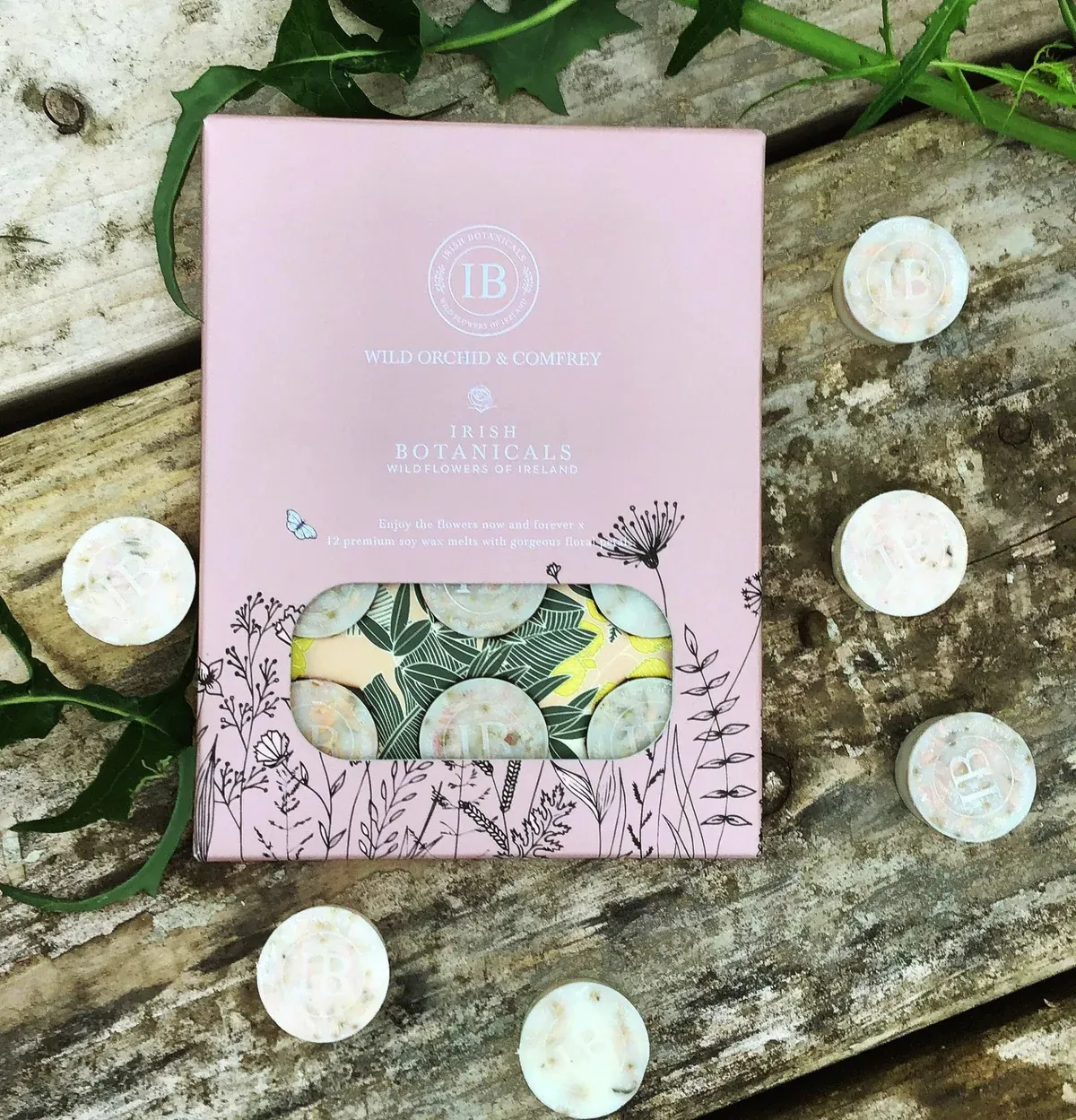 Irish Botanicals Wild Orchid & Comfrey Wax Melts
