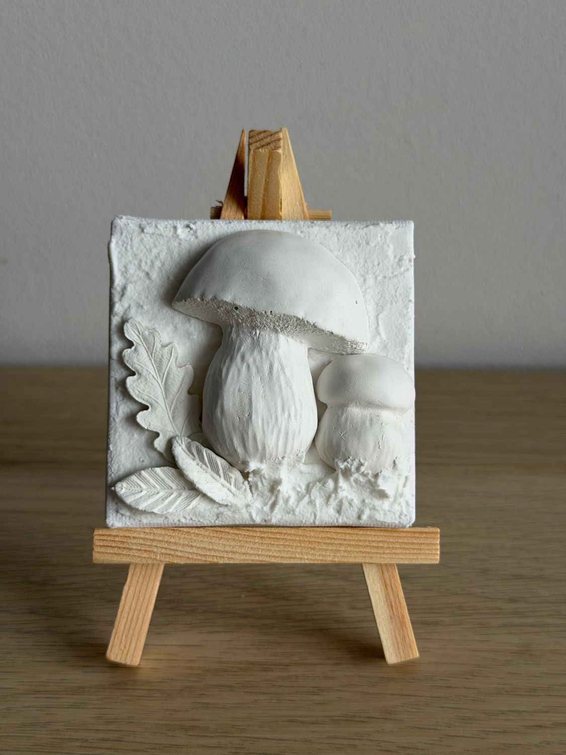 🎨 Zestaw Kreatywny do Malowania – Mini Obraz Reliefowy "Leśne Grzyby"