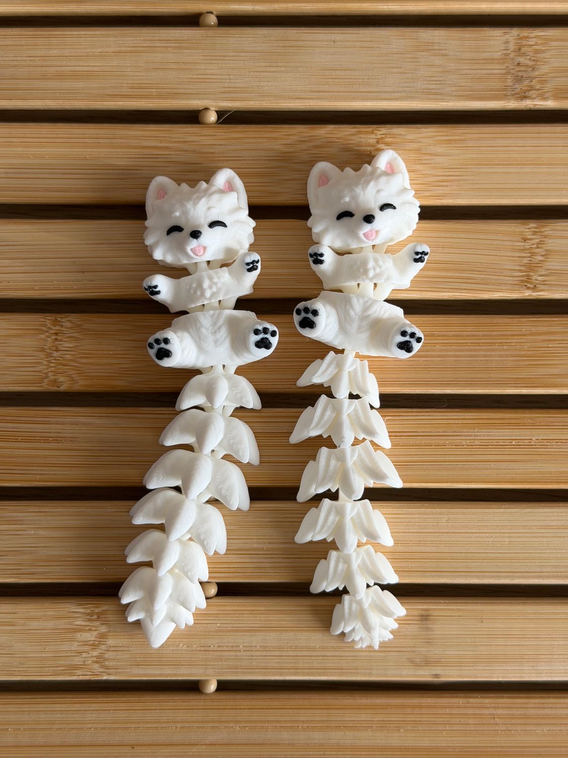 Ruchoma figurka kolekcjonerska 3D / Brelok „Samojed”