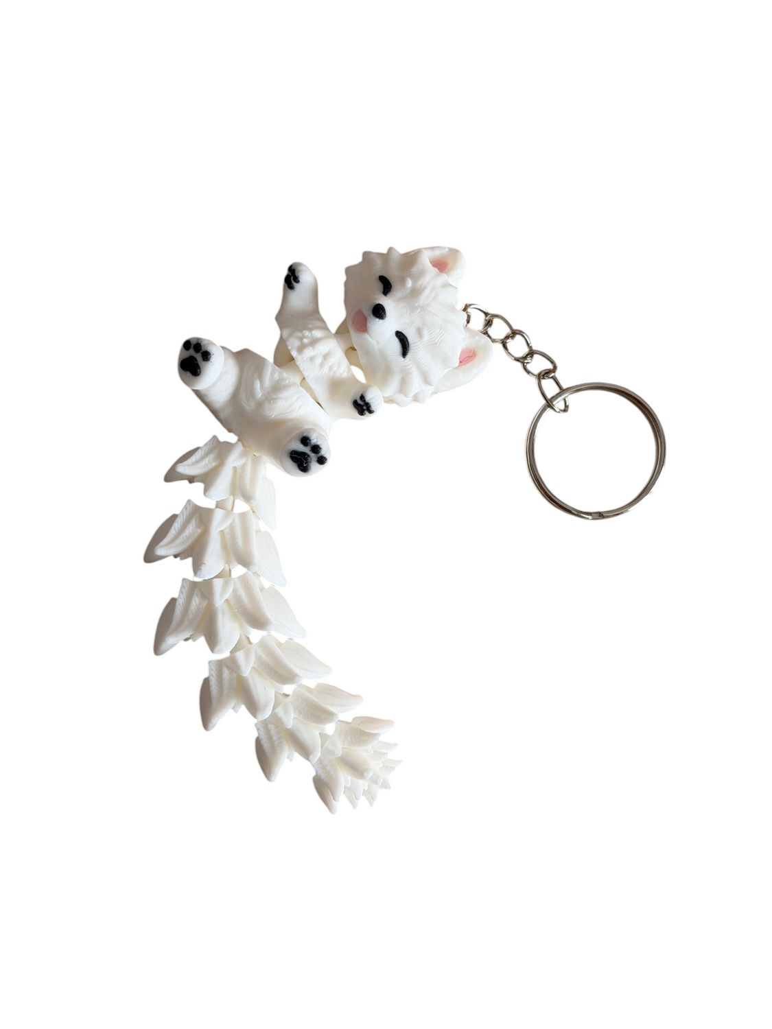 Ruchoma figurka kolekcjonerska 3D / Brelok „Samojed”