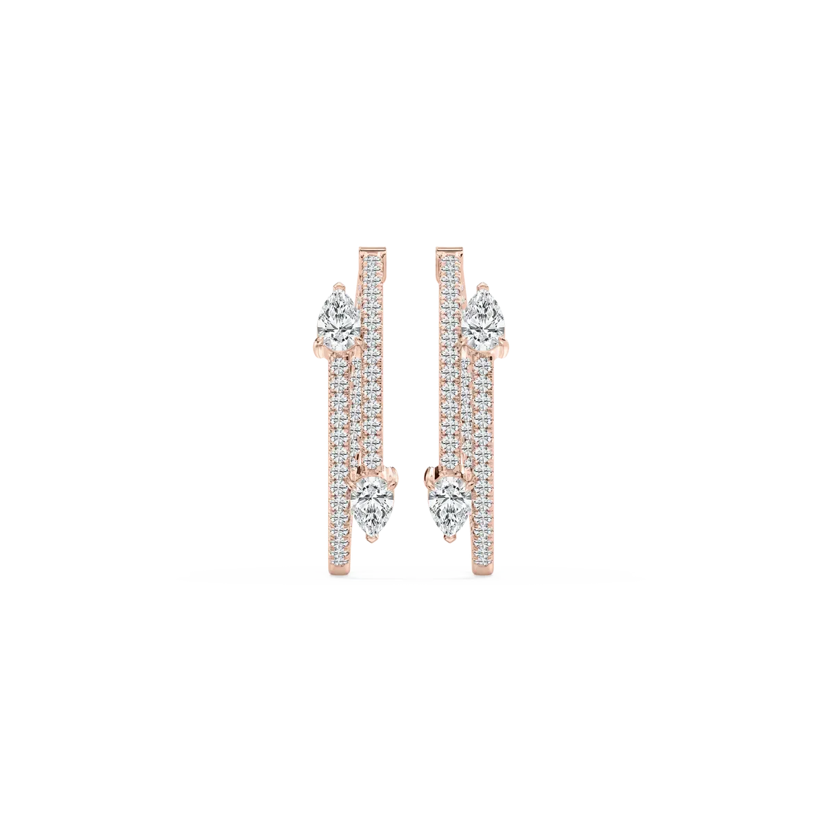 Lab Grown Diamond Hoop Earrings