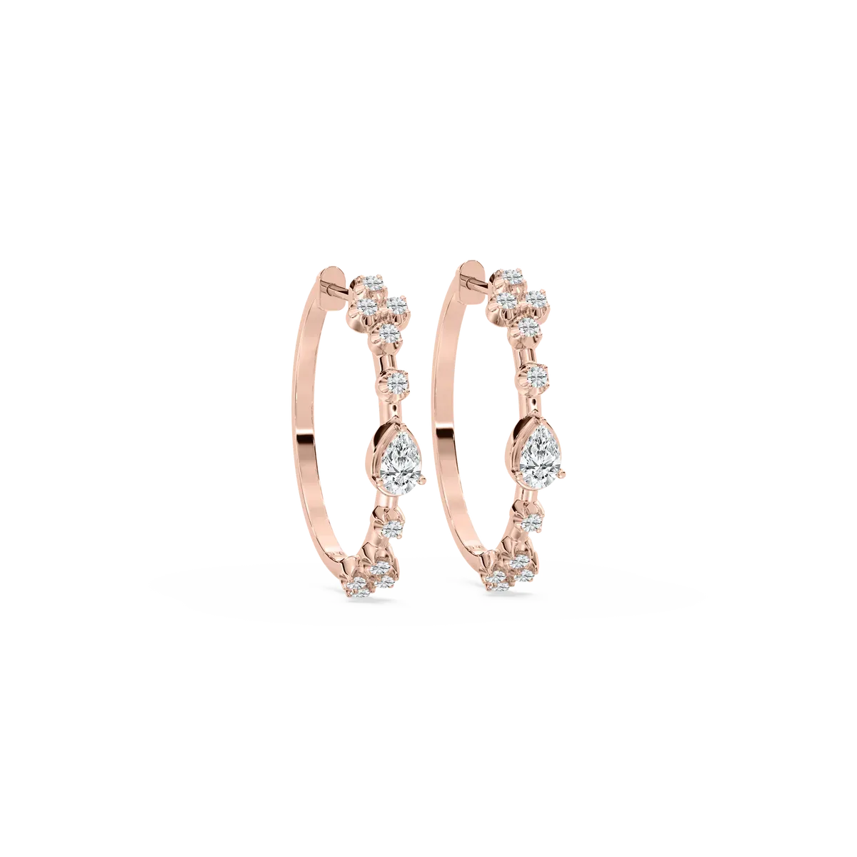 Contemporary Cocktail Balis in Lab Grown Diamonds