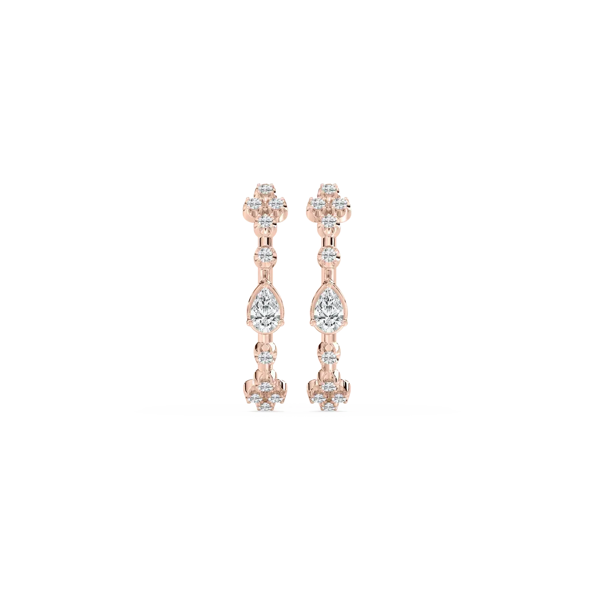 Contemporary Cocktail Balis in Lab Grown Diamonds