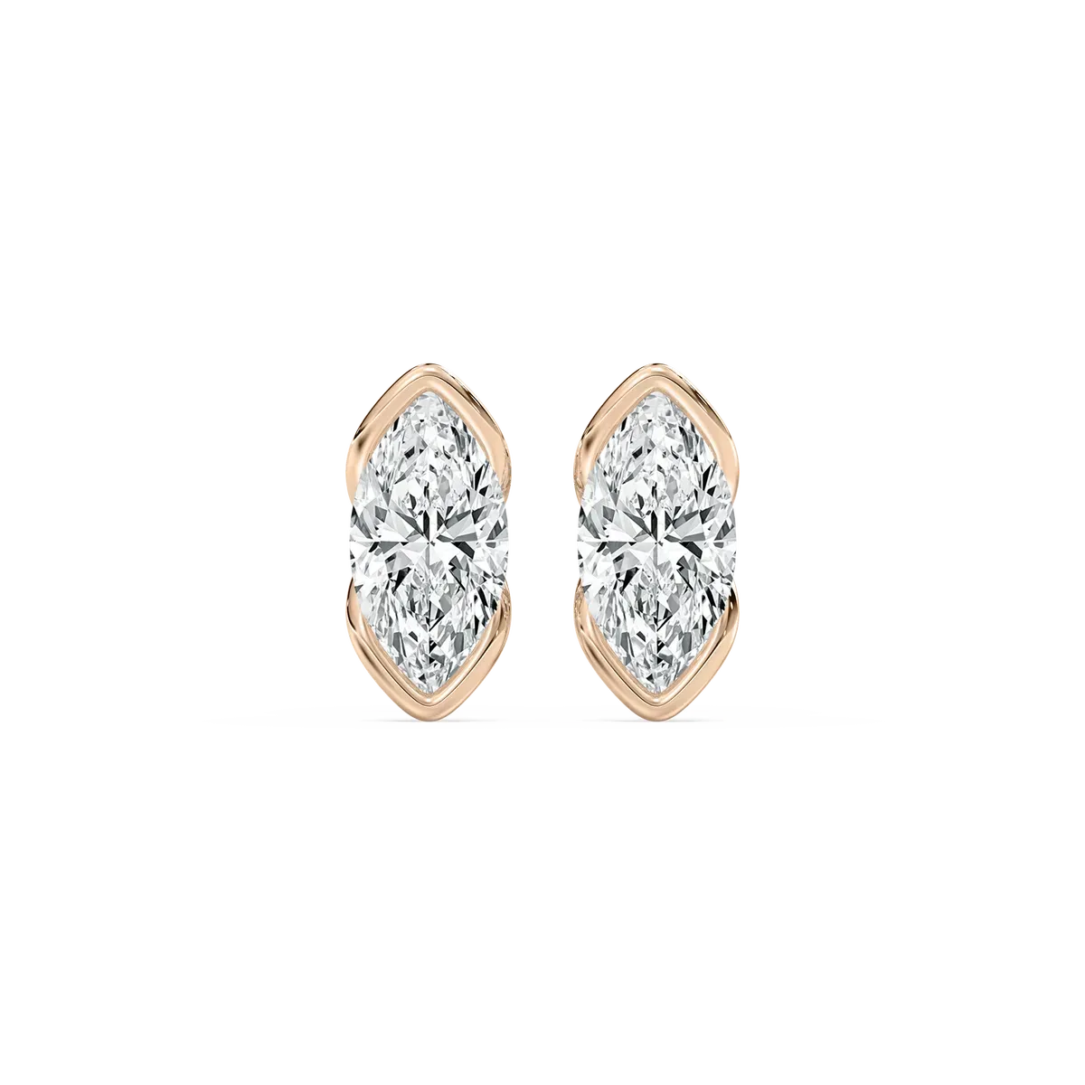 2 Carat Marquise Diamond Lisbeth Stud Earring