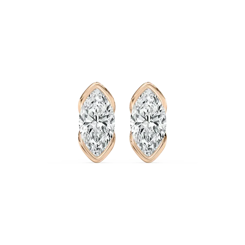 2 Carat Marquise Diamond Lisbeth Stud Earring