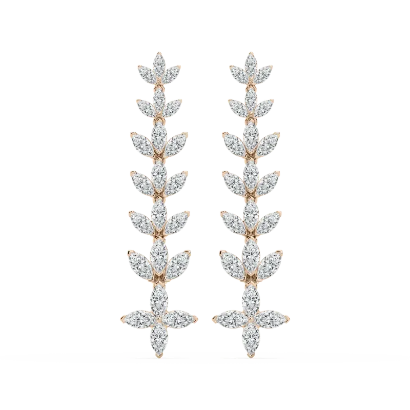 9 Carat Marquise Diamond Merrick Fashion Earring