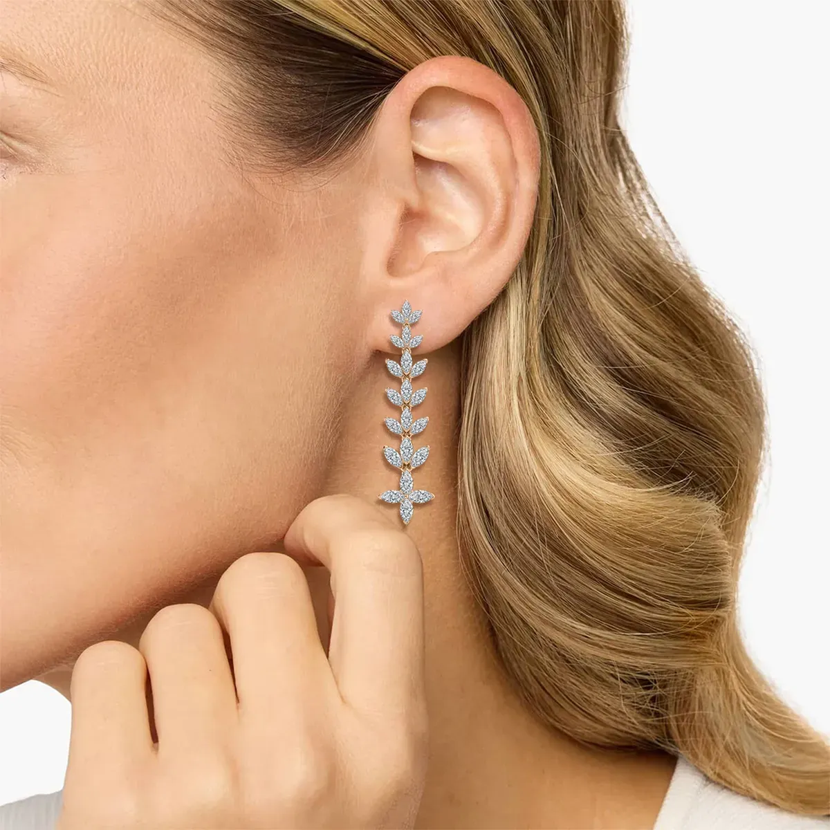 9 Carat Marquise Diamond Merrick Fashion Earring