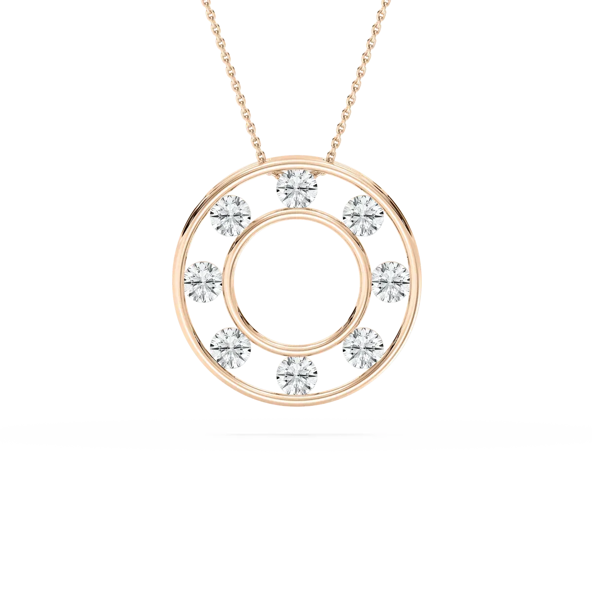 2 Carat Round Diamond Clover Fashion Pendant