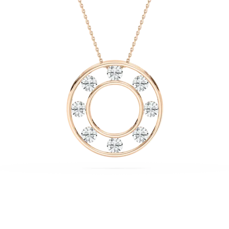 2 Carat Round Diamond Clover Fashion Pendant