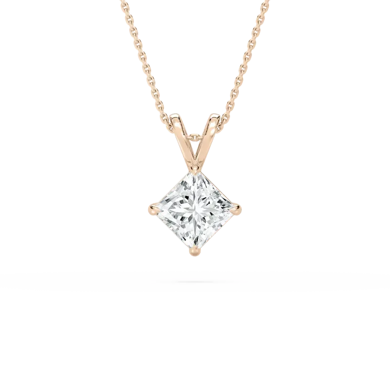 2 Carat Princess Diamond Fashion Pendant