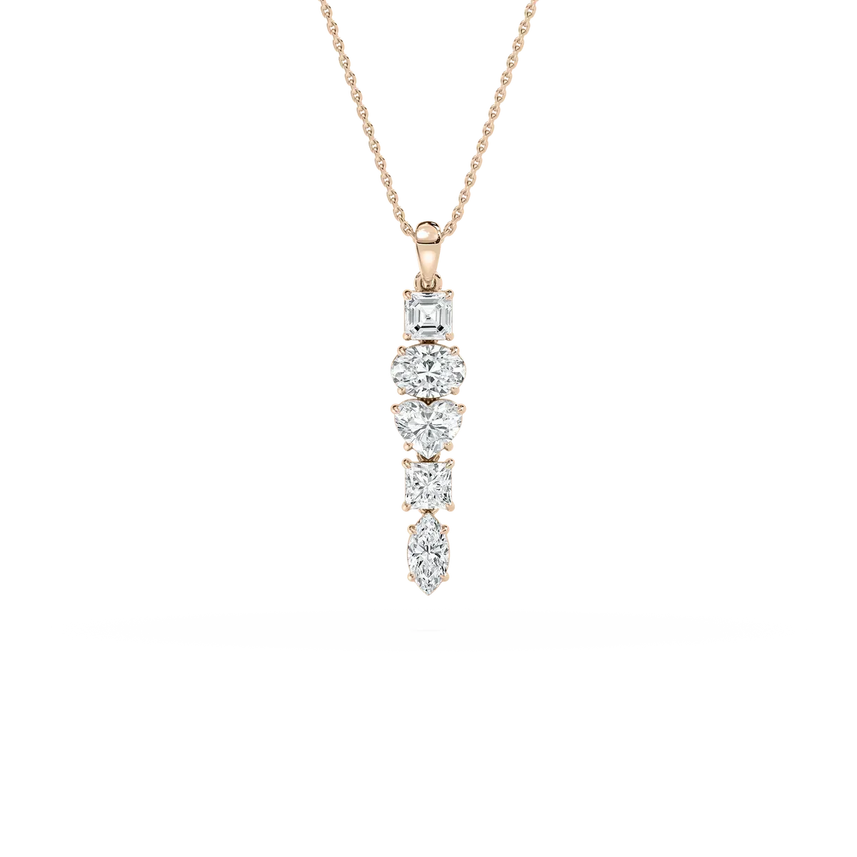 2 Carat Multi Shape Diamond Lauretta Fashion Pendant