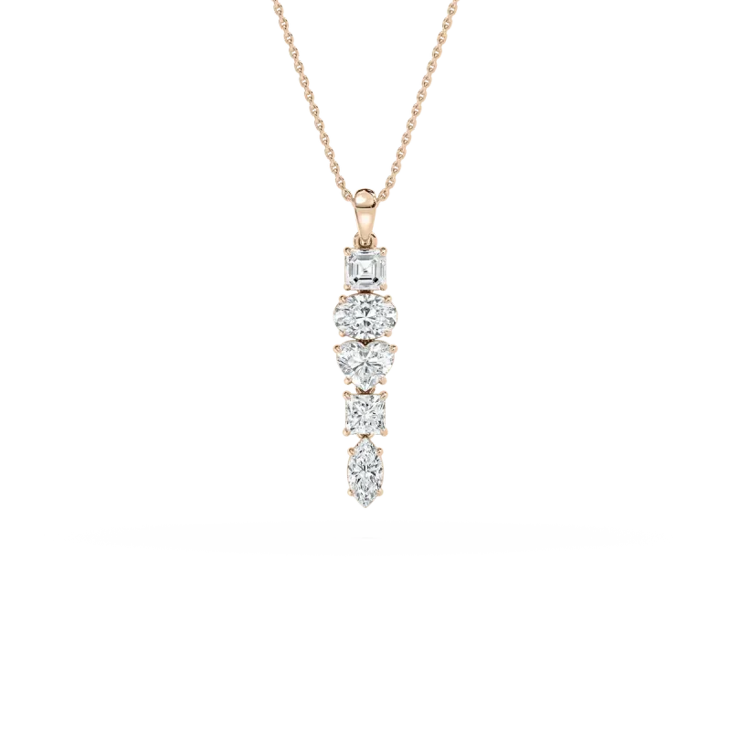 2 Carat Multi Shape Diamond Lauretta Fashion Pendant