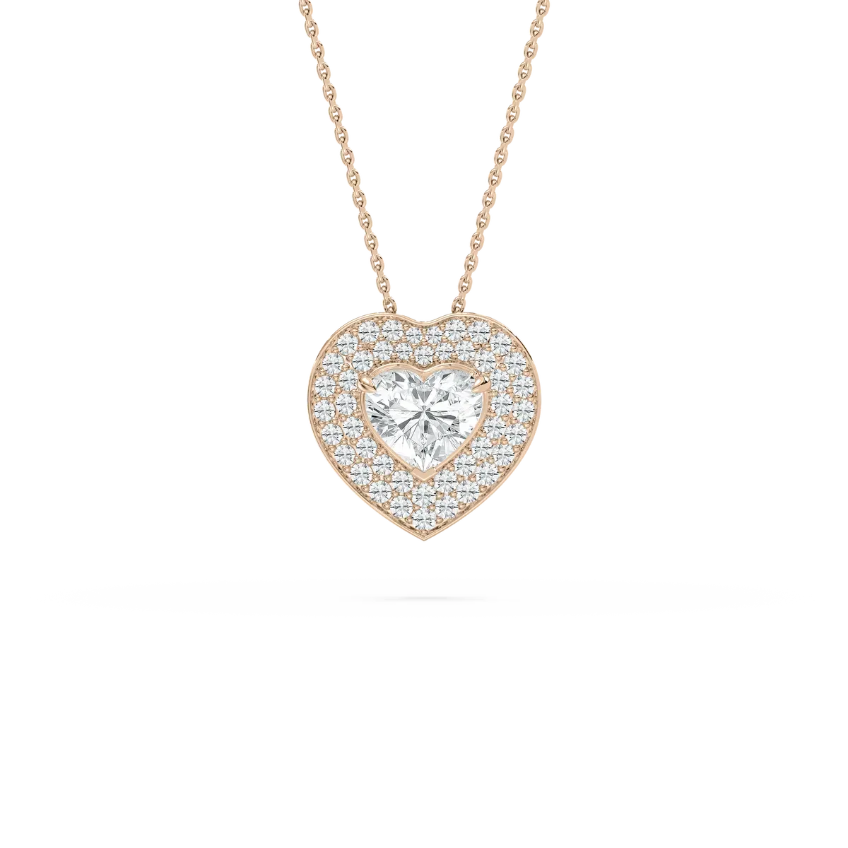 1.50 Carat Heart Diamond Heartfelt Fashion Pendant