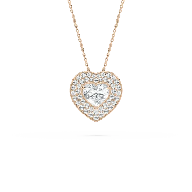 1.50 Carat Heart Diamond Heartfelt Fashion Pendant