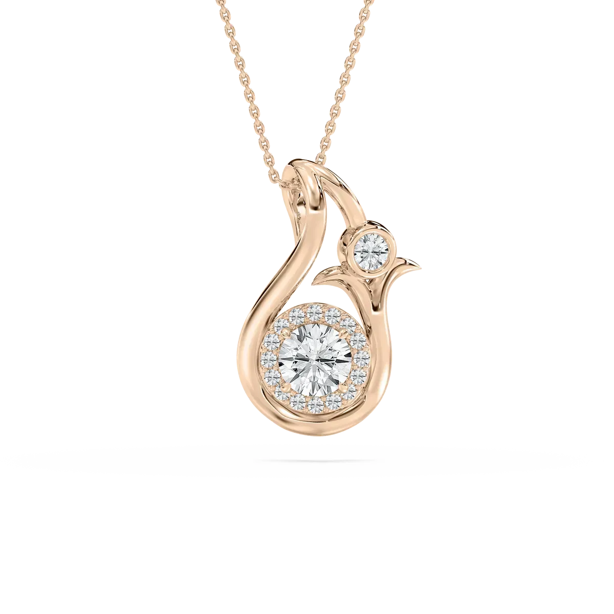 Round Diamond Mesmera Fashion Pendant