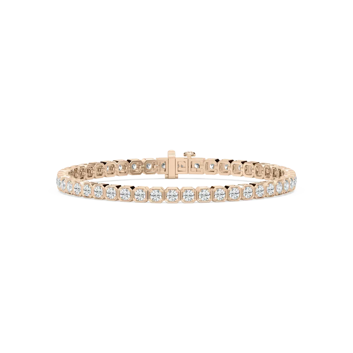 Round Diamond Wely Tennis Bracelet