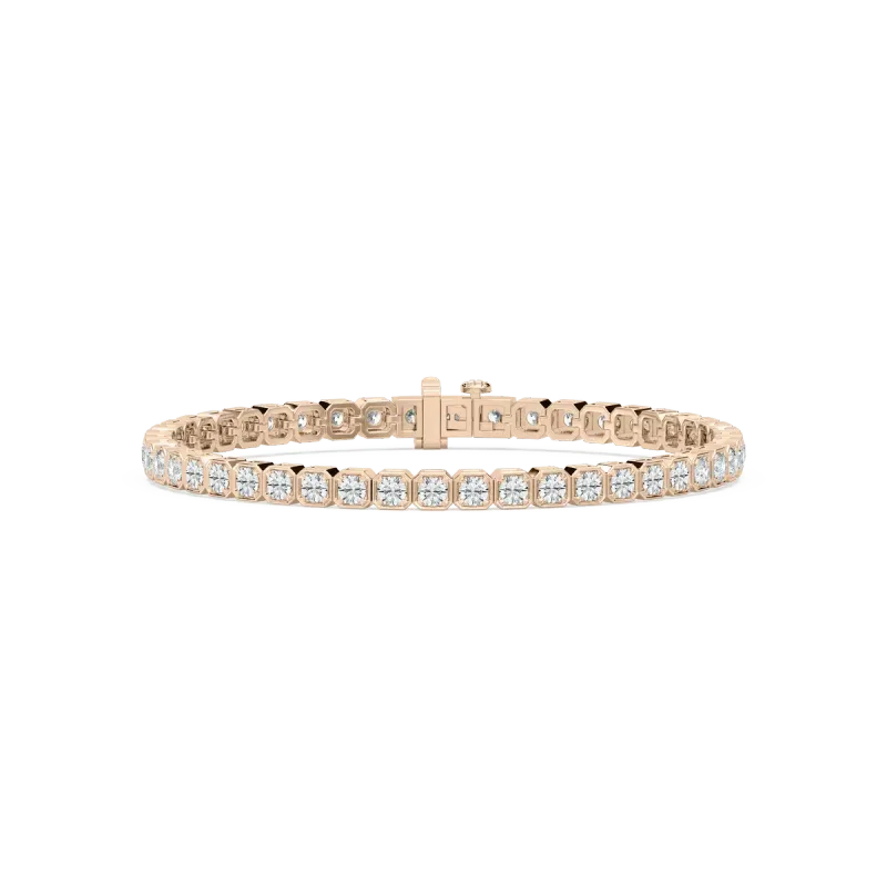 Round Diamond Wely Tennis Bracelet
