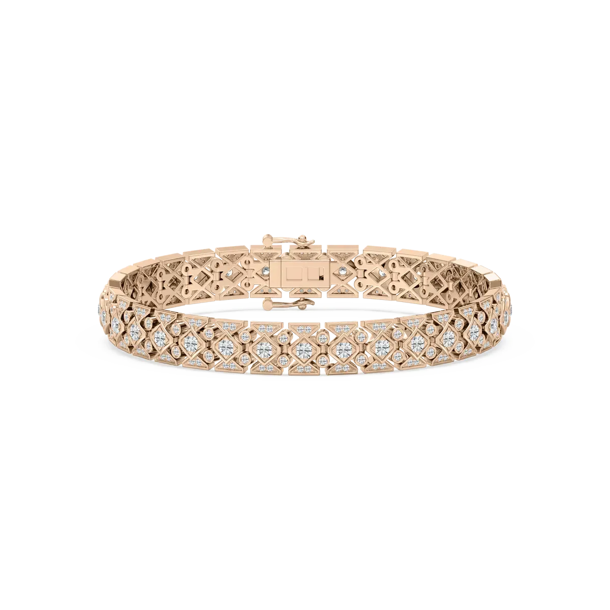5 Carat Round Diamond Cluad Fashion Bracelet