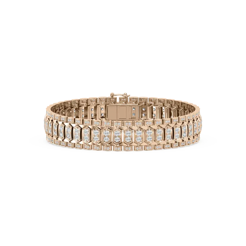 Round Diamond Classic Fashion Bracelet