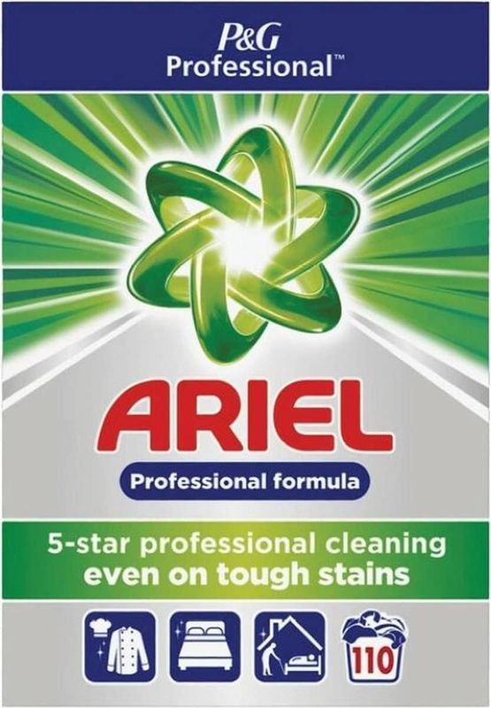Ariel Detergente Profesional en polvo saco de 110 lavados