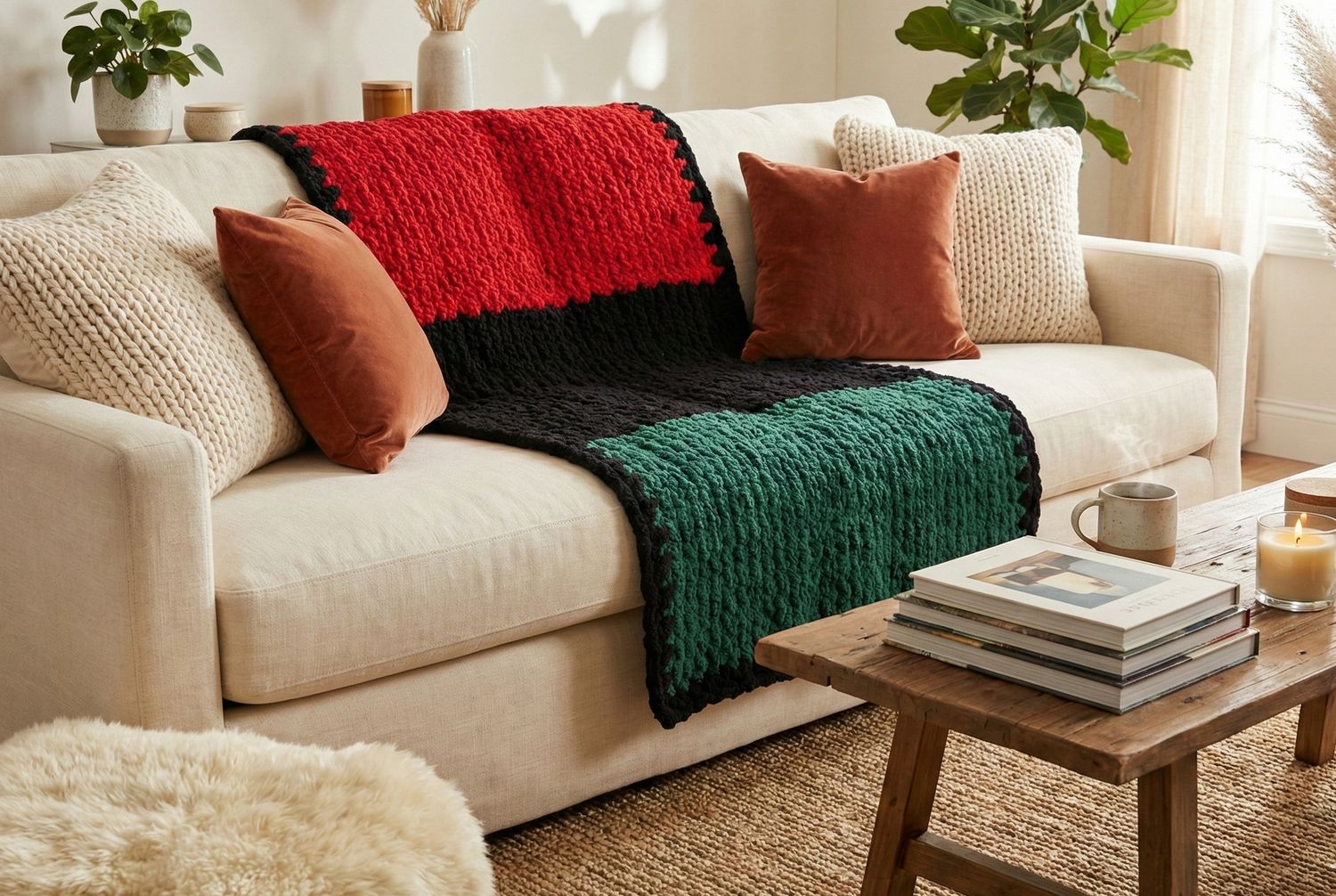 RBG Heritage Blanket with Black Border