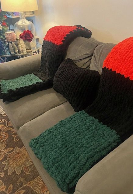 Chunky Chenille Lumbar Pillow